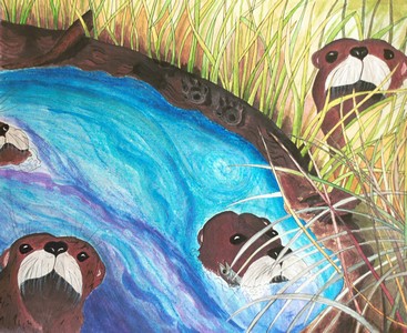 Otters_And_Tracks
